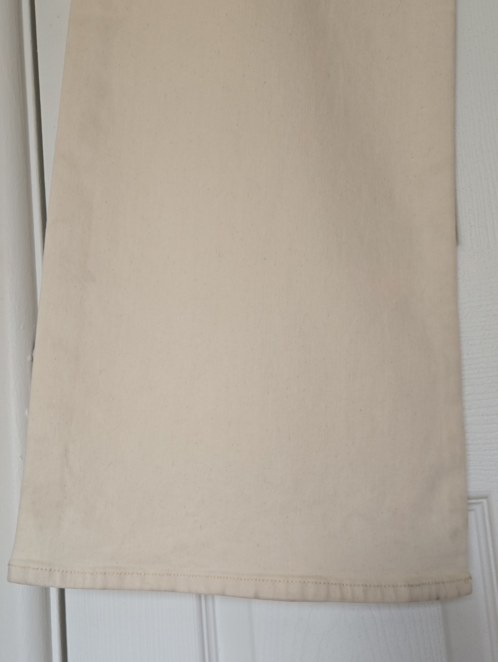 Hudson Jolene Ecru Wide Leg Jeans Women’s 28 High Rise 32” Inseam - Picture 11 of 16